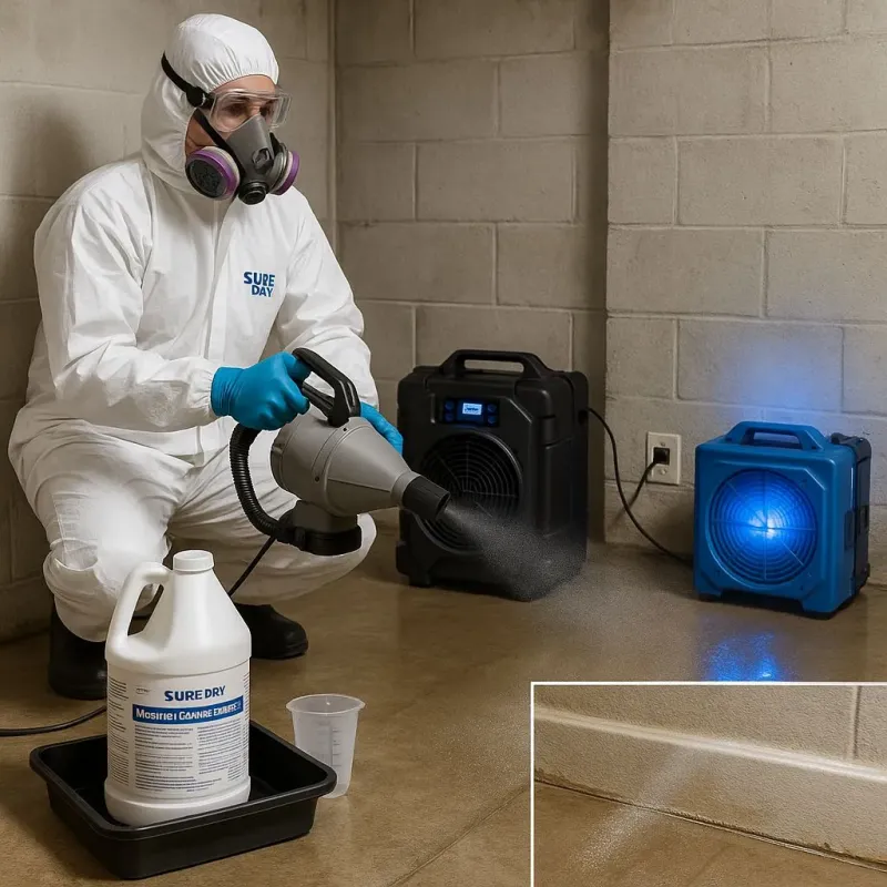 Sanitization and Odor Removal process in Solana Beach, CA